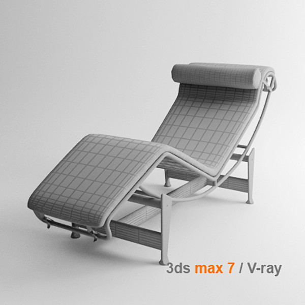 3d design le corbusier - le corbusier lc4 by lajhar