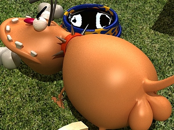 maya dog cartoon - Brad Pittbull by fabelar