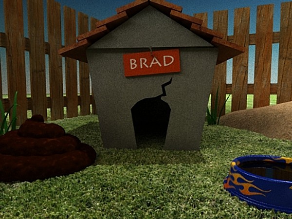 maya dog cartoon - Brad Pittbull by fabelar