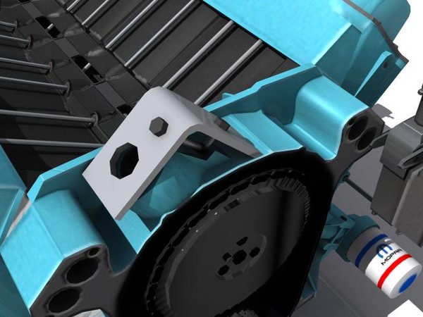 maya crysler v8 engine 383 - MOPAR 383 V8 by fled