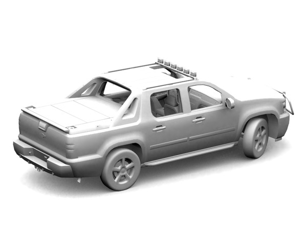3d 2007 chevrolet pickup - 2007 Chevrolet Avalanche (3ds) by Cardesign3D