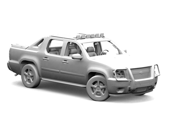 3d 2007 chevrolet pickup - 2007 Chevrolet Avalanche (3ds) by Cardesign3D