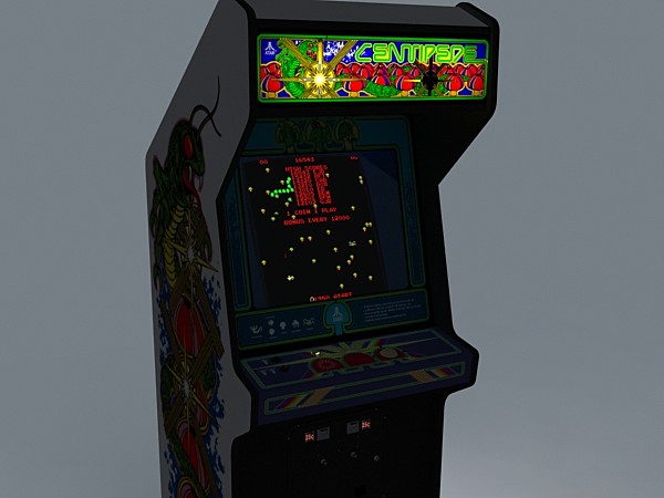 3d 3ds centipede arcade - centipede arcade by monkeyodoom
