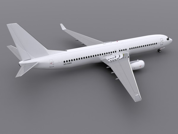 3d - generic model - 737-800 - Generic by foxxhound