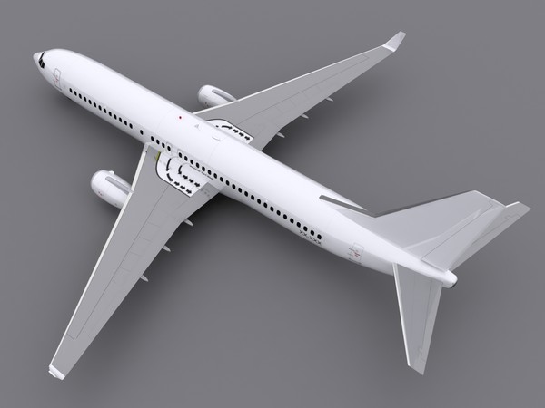 3d - generic model - 737-800 - Generic by foxxhound