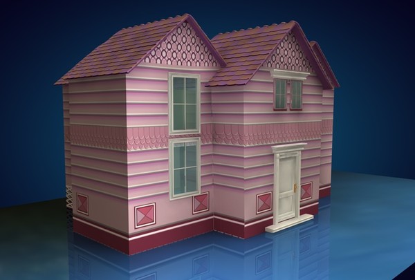 dollhouse house c4d - Dollhouse by Michael Goldberg