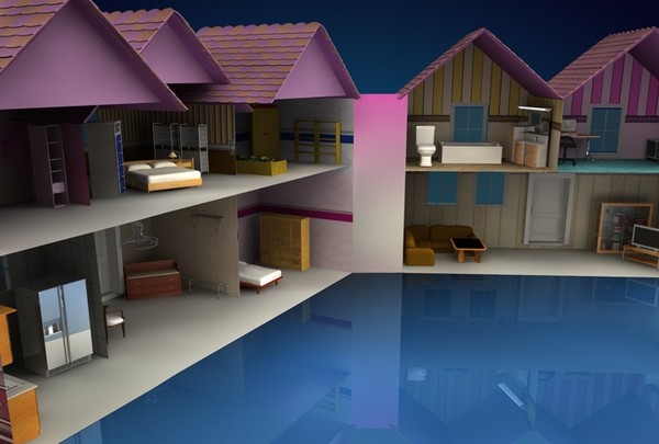 dollhouse house c4d - Dollhouse by Michael Goldberg
