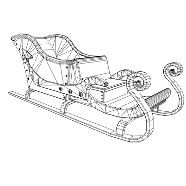 3d sled - traineau-classique by 3DBS