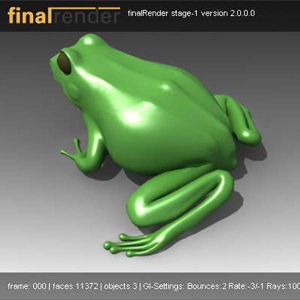 3d frog model - frog by VirtualWax