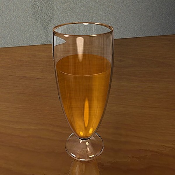 beer glass 3d 3ds - Beer Glass by Whong