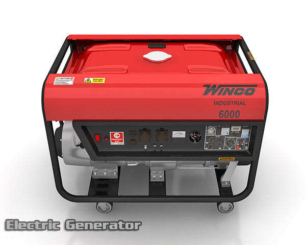electric generator 3d model - Electric Generator by saffan