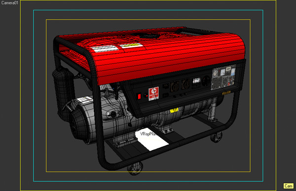 electric generator 3d model - Electric Generator by saffan