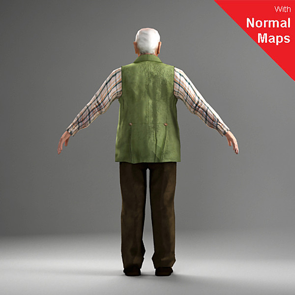 3d x axyz rigged characters - CMan0027-FBX by axyzdesign