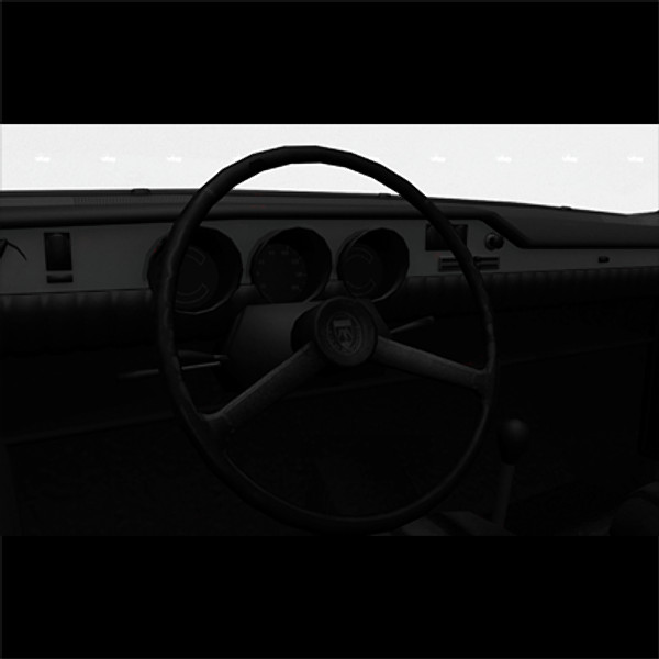 1973 renault 12 tl 3d model - Renault 12 TL (Dacia 1300) by SamJigga