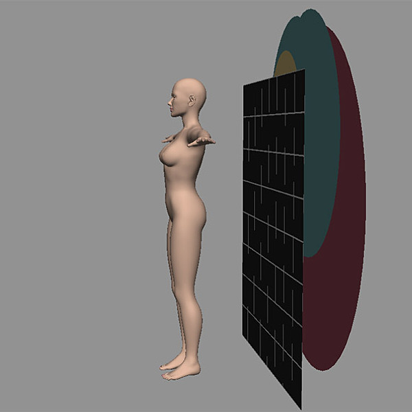 3d model of woman proportional human body - Woman Body with modeling proportions by Lauranar