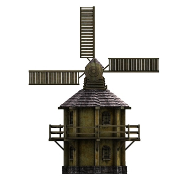fantasy windmill 3ds - Windmill by ultraspek