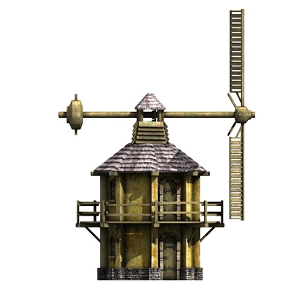fantasy windmill 3ds - Windmill by ultraspek