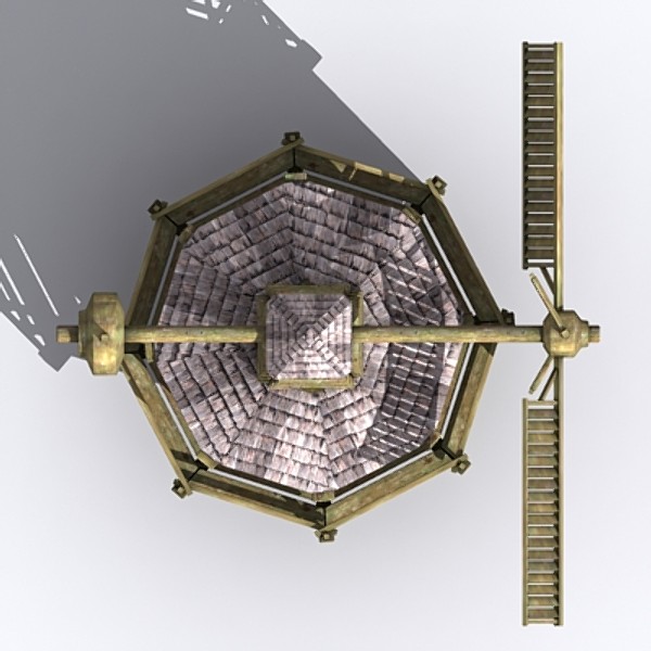 fantasy windmill 3ds - Windmill by ultraspek