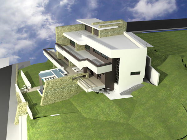 villa 3d model - Villa by studiorender