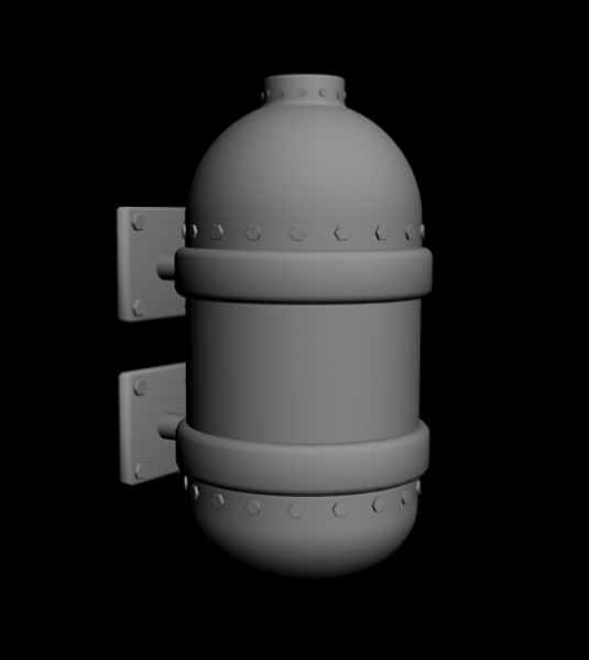 3d 8 objects basement model - 10 Basement Objects by vitaloverdose