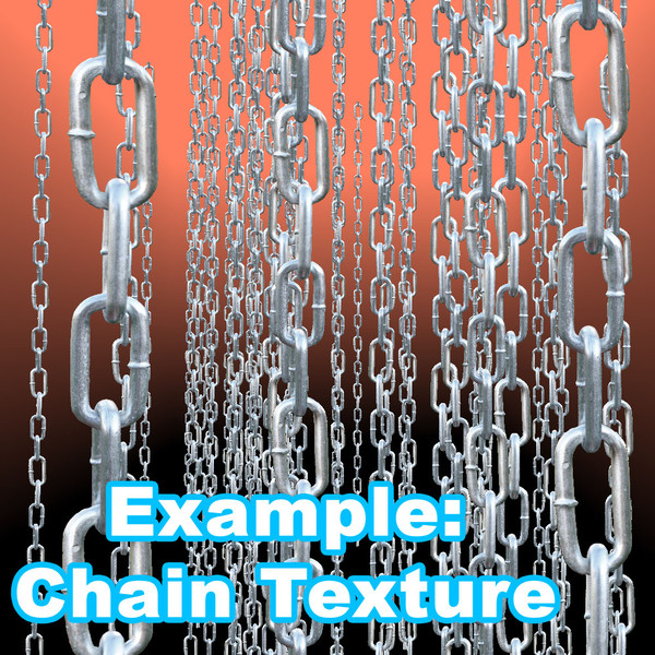 Chain Texture with Transparency/Alpha Matte