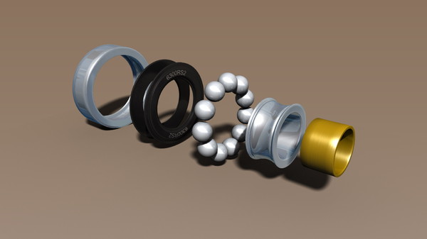 bearing 3d model - Bearing.zip by emkei