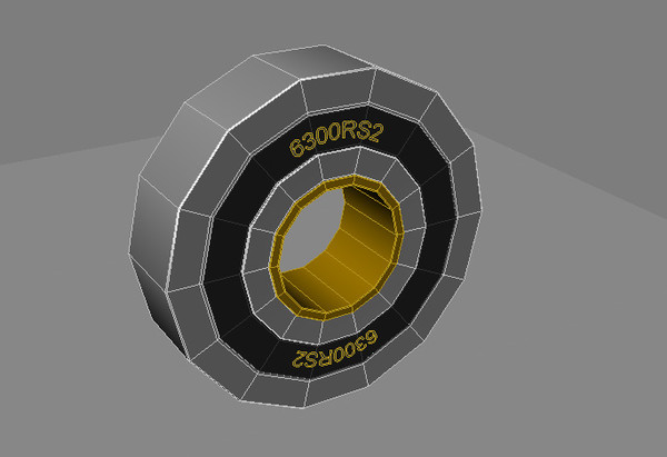 bearing 3d model - Bearing.zip by emkei