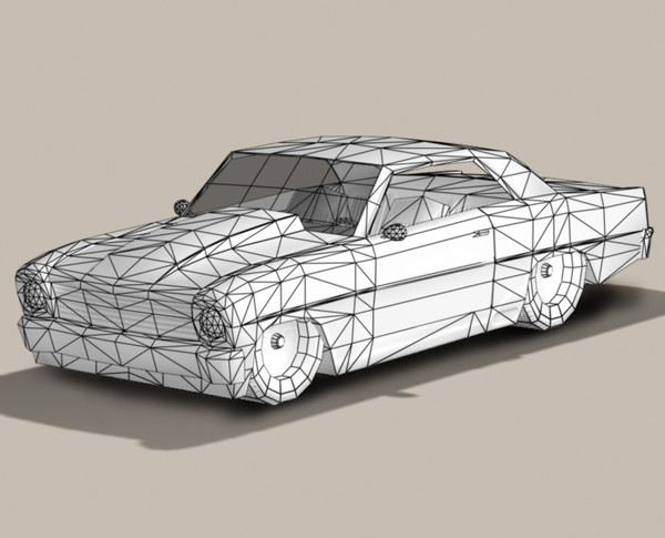 3d model 1967 nova car - 1967 Nova by EarlEstes