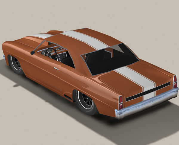 3d model 1967 nova car - 1967 Nova by EarlEstes