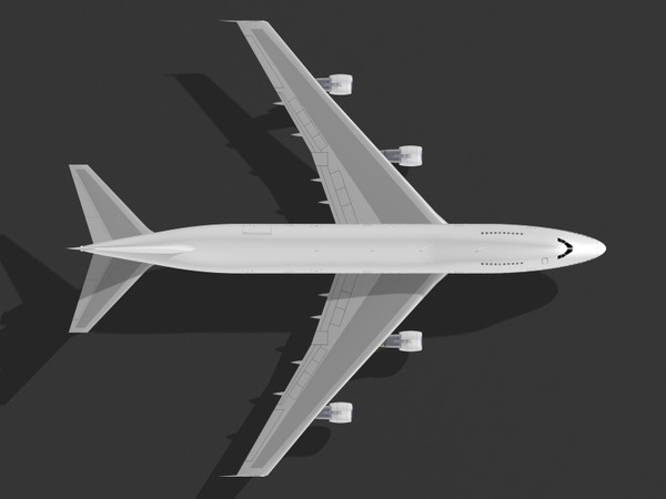 B 747-200 airplane