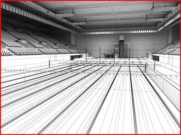 Diving and Swimming Olympic Pools Arena