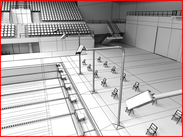 Diving and Swimming Olympic Pools Arena