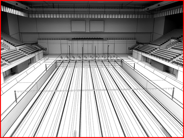 Diving and Swimming Olympic Pools Arena