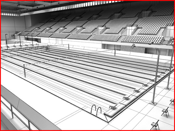 Diving and Swimming Olympic Pools Arena