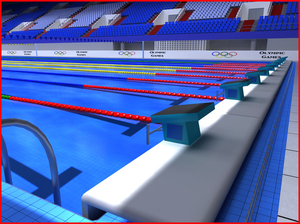 Diving and Swimming Olympic Pools Arena