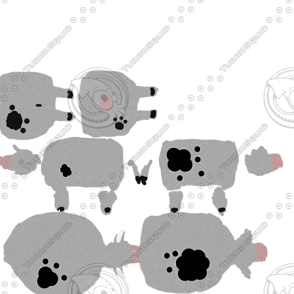 cartoon cow 3d max - Cartoon Cow by utanmaz