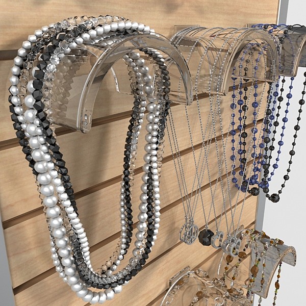 3d model necklace rack - necklace rack by DigitalX