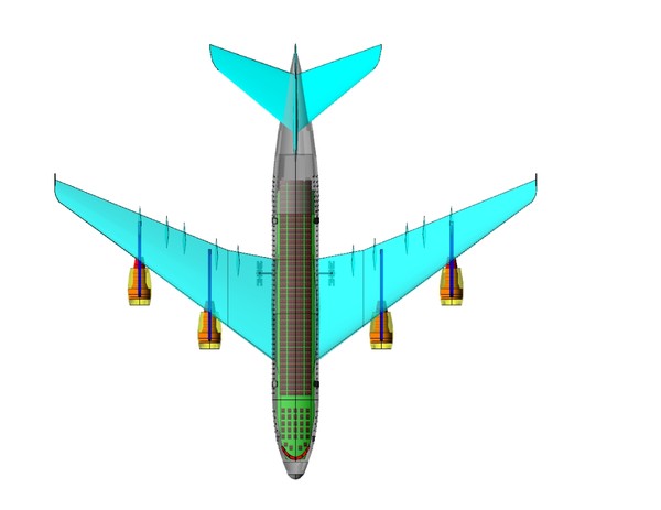 3d a380 assembly - A380(New).dwg or .dxf(zip) or .skp(zip) by RodgerSaintJohn