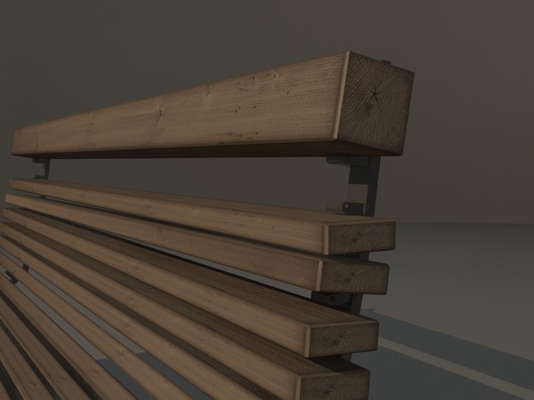 Wood Bench