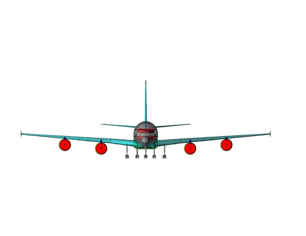 3d a380 assembly - A380(New).dwg or .dxf(zip) or .skp(zip) by RodgerSaintJohn