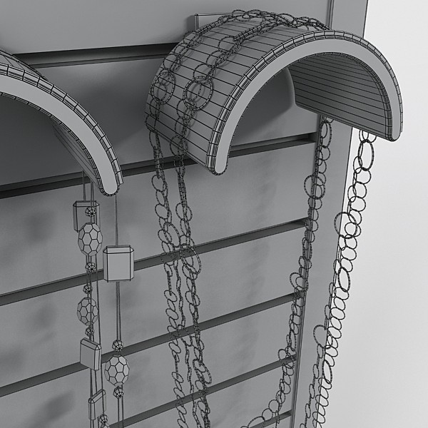 3d model necklace rack - necklace rack by DigitalX