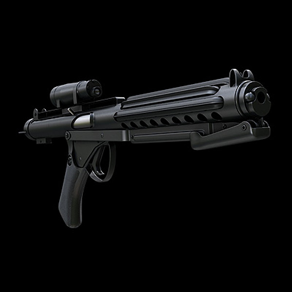 3d model stormtrooper blaster - Stormtrooper Blaster by Aardvark 3D