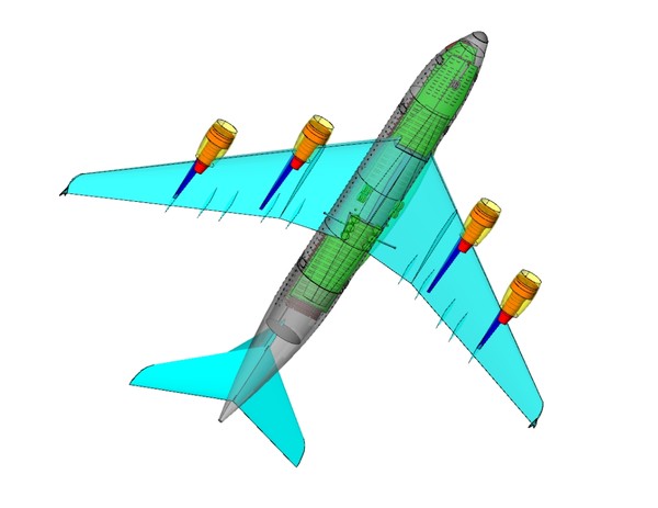 3d a380 assembly - A380(New).dwg or .dxf(zip) or .skp(zip) by RodgerSaintJohn