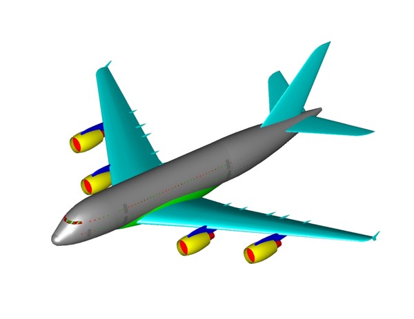 3d a380 assembly - A380(New).dwg or .dxf(zip) or .skp(zip) by RodgerSaintJohn