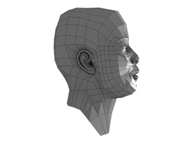 free obj mode male head - Head model by Patrick Feiring