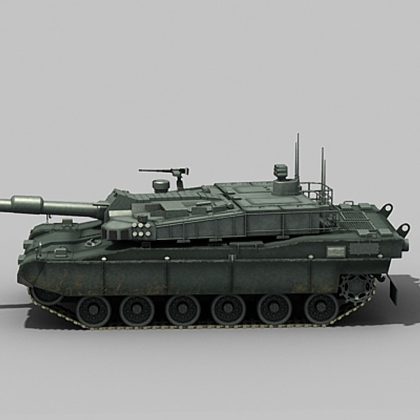 3d 3ds challenger leopard m551 - Modern Tanks collection by Sandu_Bublic