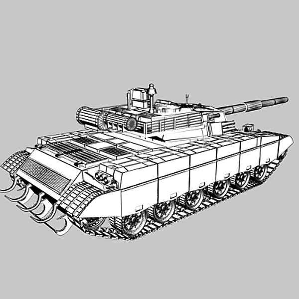 3d 3ds challenger leopard m551 - Modern Tanks collection by Sandu_Bublic