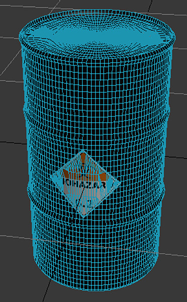 3d 50 gallon steel oil - 50 Gallon Drum & Lables by Imagetek3D