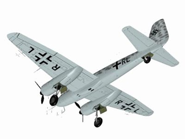 3d junkers ju88g nightfighter model - Junkers Ju88G Nightfighter by pbratt