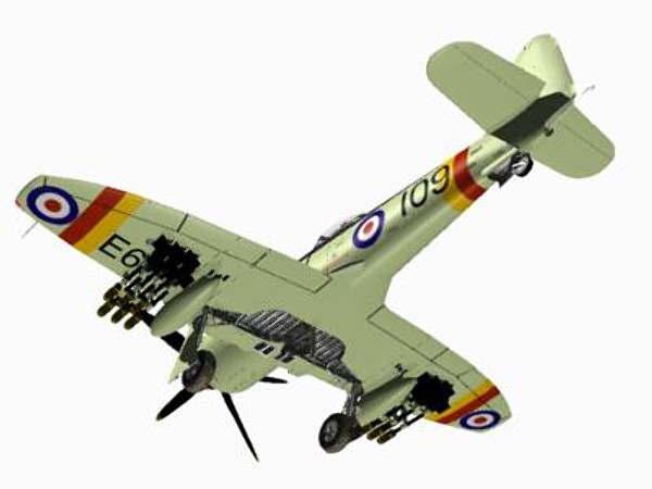 hawker sea fury fighters c4d - Hawker Sea Fury FB11 by pbratt